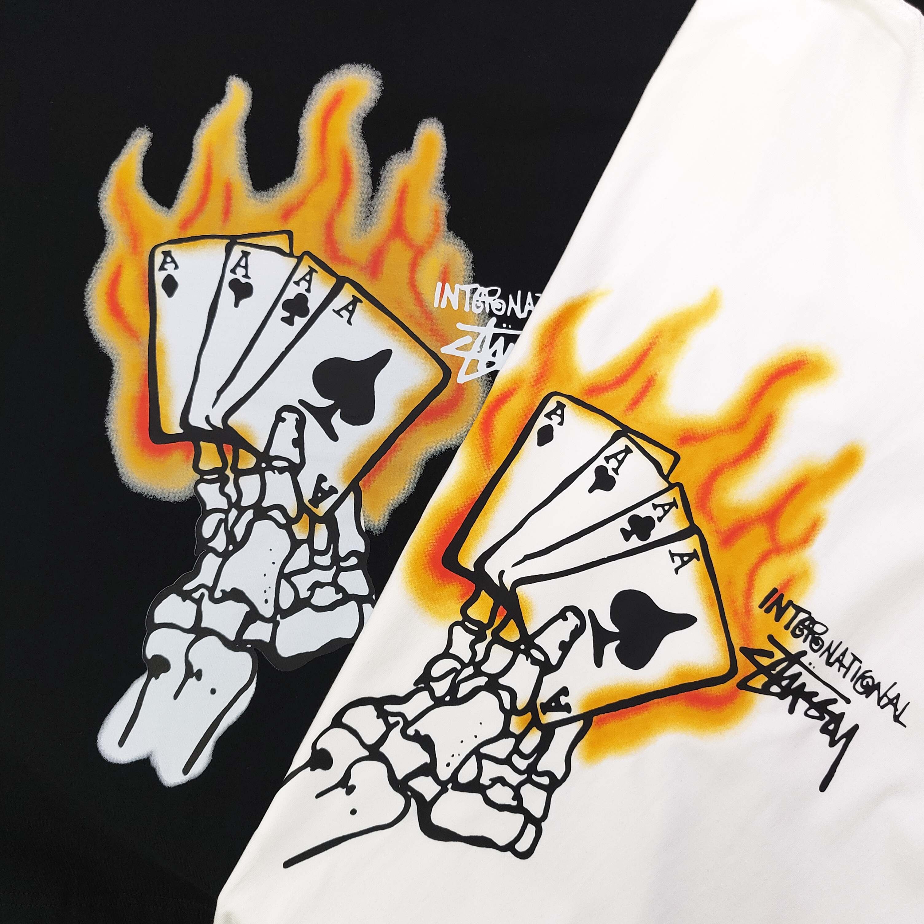 Stussy Camiseta de Manga Corta con Logo Estampado para Hombre y Mujer 7 a1742090625734 5102