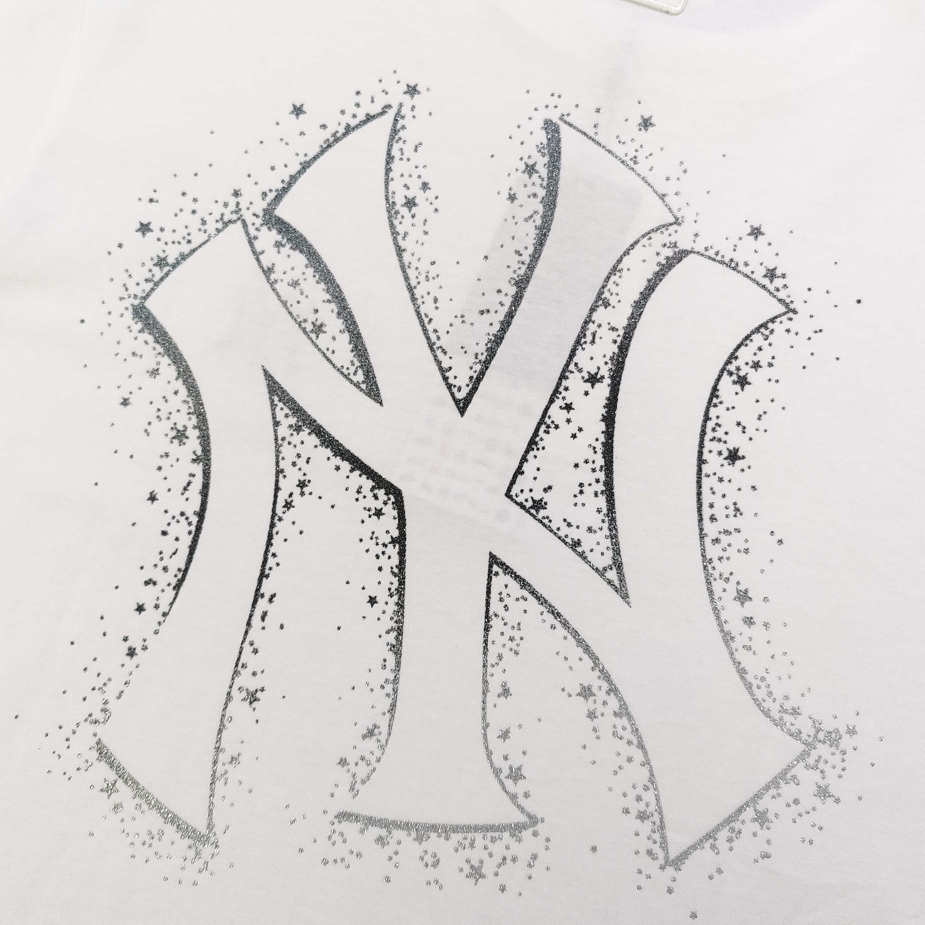 MLB Yankees NY Vintage Logo Camiseta de Manga Corta para Parejas 8 a1742280035231 2858