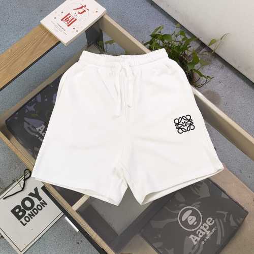 Loewe Embroidered Logo Cotton Blend Terry Shorts - Casual & Stylish 1 Loewe Embroidered Logo Cotton Blend Terry Shorts - Casual & Stylish