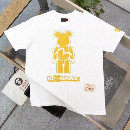 Evisu x Bearbrick Graphic Print Crew Neck Short Sleeve T-Shirt 1 Evisu x Bearbrick Graphic Print Crew Neck Short Sleeve T-Shirt