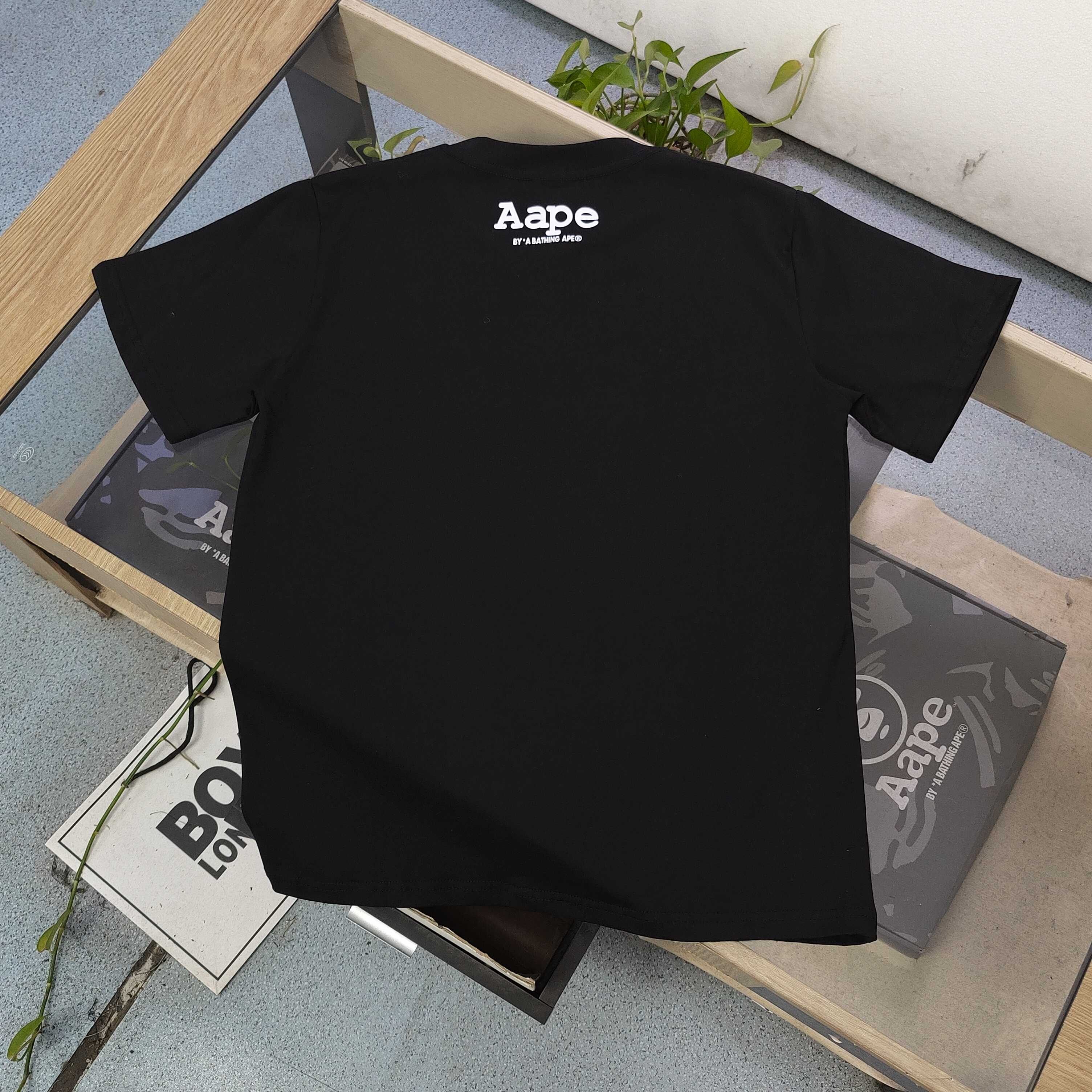 AAPE by A Bathing Ape Camiseta Estampada de Algodón para Hombre y Mujer 5 a1743957322423 7780