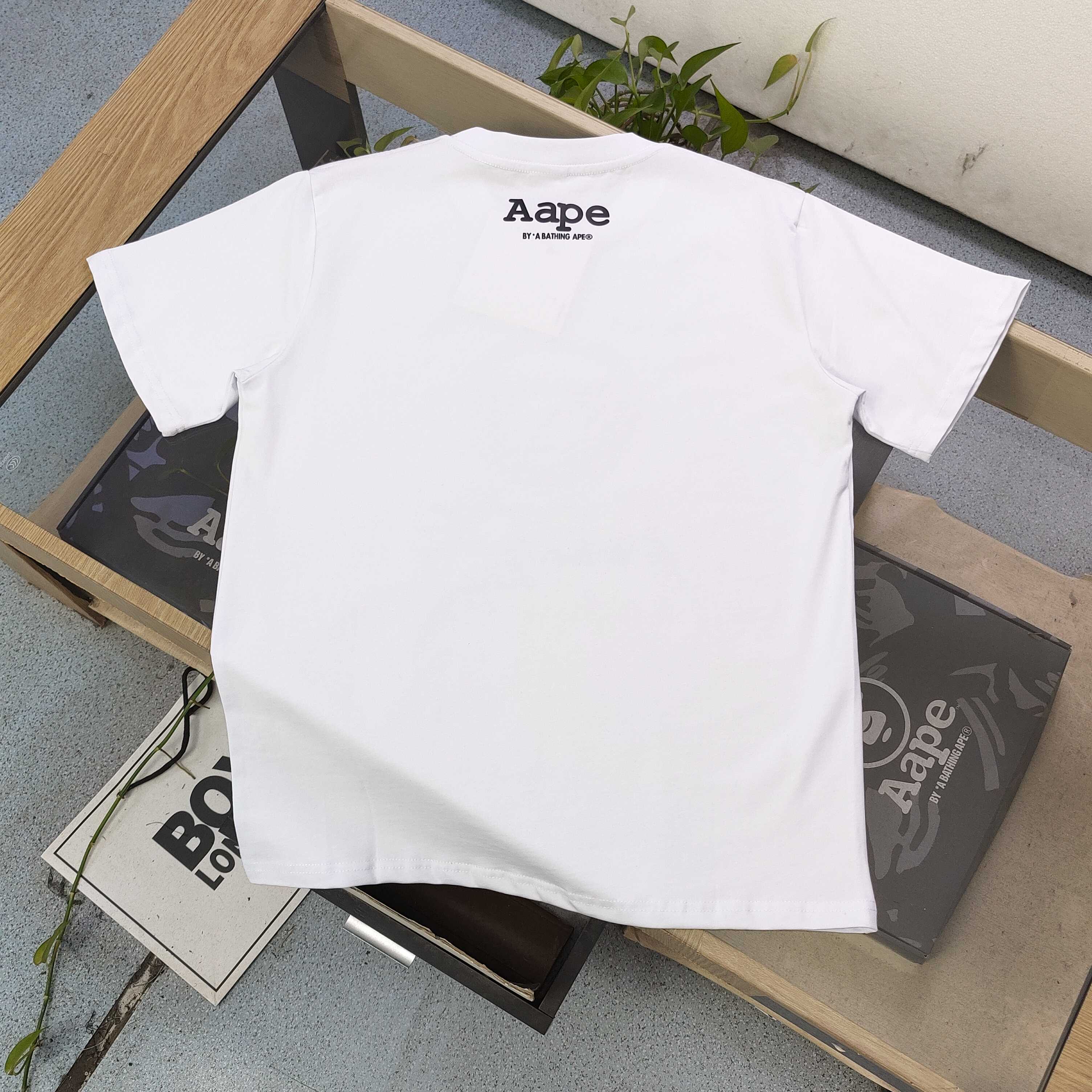 AAPE by A Bathing Ape Camiseta Estampada de Algodón para Hombre y Mujer 3 a1743957322658 2040