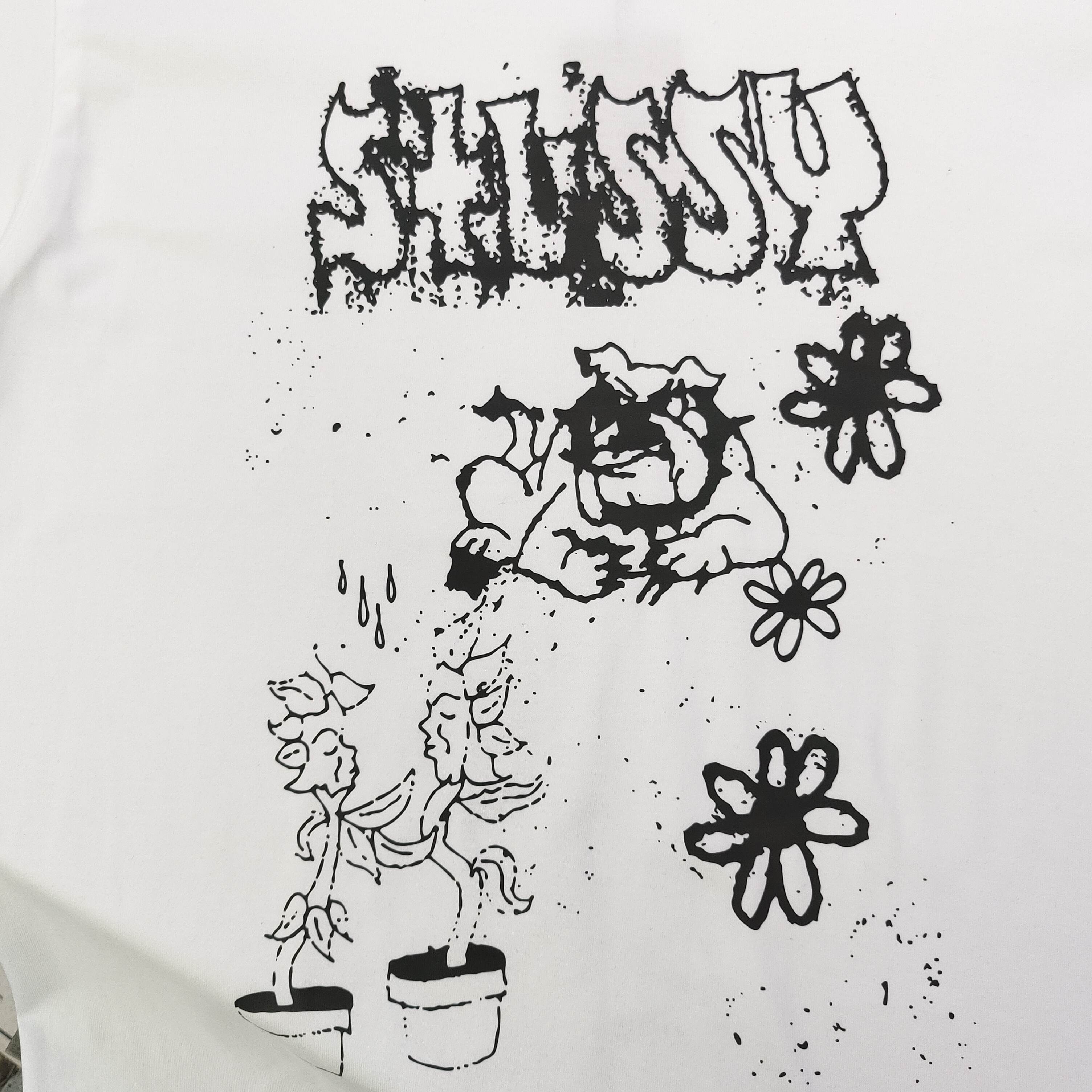 Stussy Camiseta de Manga Corta con Estampado Gráfico Casual para Hombre y Mujer 6 a1743957798223 8588