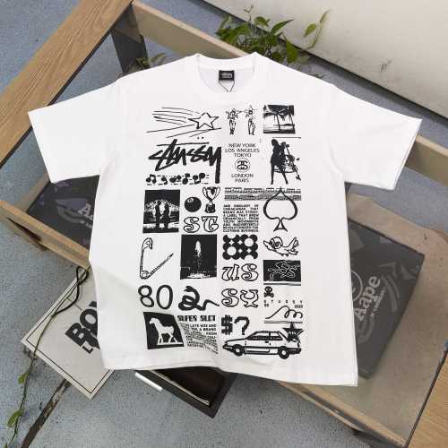Stussy Camiseta de Manga Corta con Estampado Completo para Hombre y Mujer 14 Stussy Camiseta de Manga Corta con Estampado Completo para Hombre y Mujer