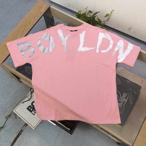Boy London Unisex Short Sleeve T-Shirt with Reflective Logo Graphic 1 Boy London Unisex Short Sleeve T-Shirt with Reflective Logo Graphic