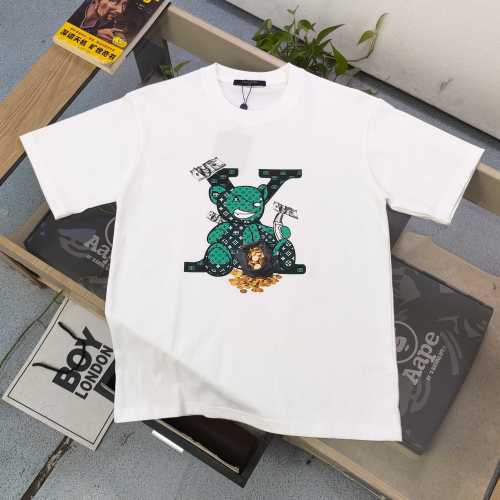 Louis Vuitton x Balenciaga Bear Print Cotton T-Shirt - Unisex 1 Louis Vuitton x Balenciaga Bear Print Cotton T-Shirt - Unisex