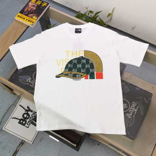 The North Face x Gucci Graphic Print Short Sleeve T-Shirt Cotton Unisex 1 The North Face x Gucci Graphic Print Short Sleeve T-Shirt Cotton Unisex
