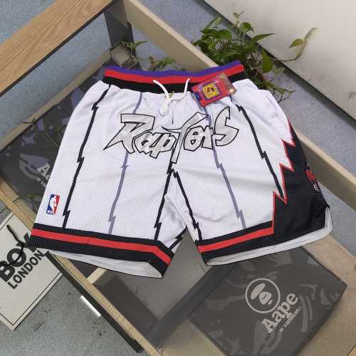 Mitchell & Ness x Just Don Raptors Basketball Shorts - White, Dri-FIT 1 Mitchell & Ness x Just Don Raptors Basketball Shorts - White, Dri-FIT
