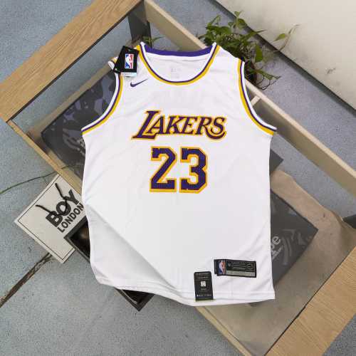 NBA Los Angeles Lakers LeBron James #23 Embroidered Basketball Jersey 1 NBA Los Angeles Lakers LeBron James #23 Embroidered Basketball Jersey