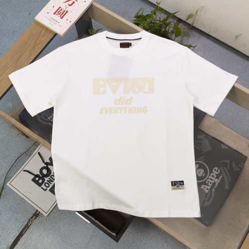 EVISU Graphic Print Crew Neck Short Sleeve T-Shirt - Unisex Design 1 EVISU Graphic Print Crew Neck Short Sleeve T-Shirt - Unisex Design