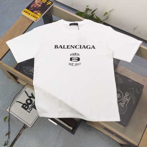 Balenciaga 1917 Logo Print Short Sleeve T-Shirt - Unisex Casual Tee 1 Balenciaga 1917 Logo Print Short Sleeve T-Shirt - Unisex Casual Tee