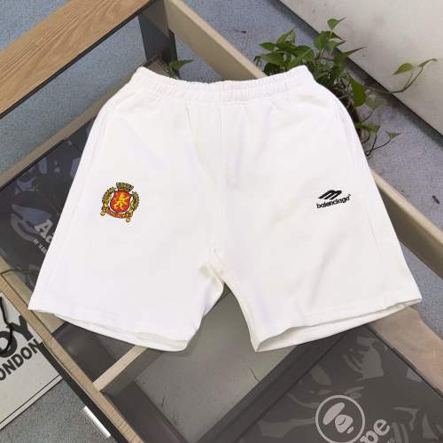 Balenciaga Crown Logo Embroidered Terry Shorts - Stylish and Comfortable 1 Balenciaga Crown Logo Embroidered Terry Shorts - Stylish and Comfortable