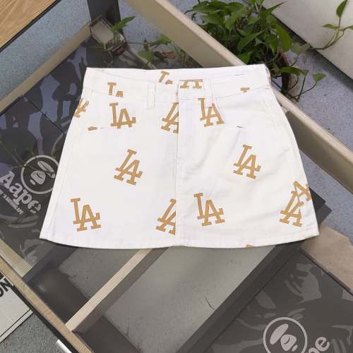 Falda Vaquera MLB Yankees NY de Cintura Alta con Logo Estampado Vintage 15 Falda Vaquera MLB Yankees NY de Cintura Alta con Logo Estampado Vintage