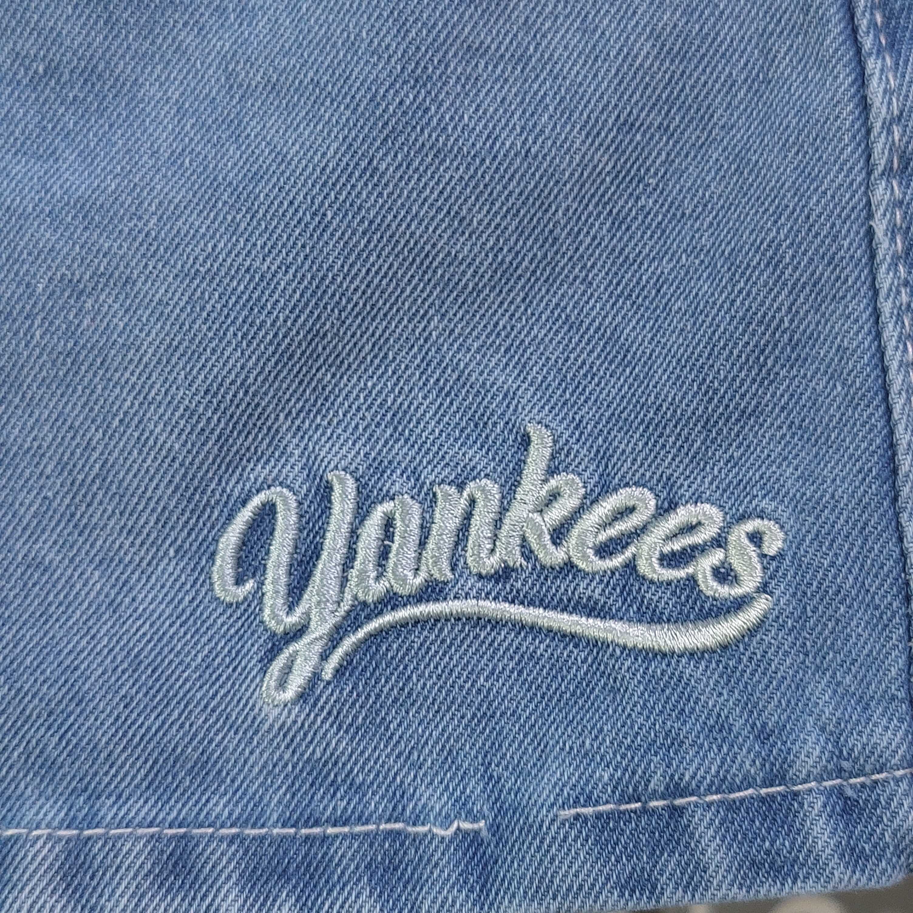 Falda Corta Vaquera MLB Yankees, Logo Bordado, Estilo Casual Moderno 5 a1748192643318 2726