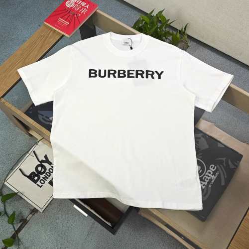 Burberry Cotton Logo Print Short Sleeve T-Shirt, Casual Unisex Tee 1 Burberry Cotton Logo Print Short Sleeve T-Shirt, Casual Unisex Tee
