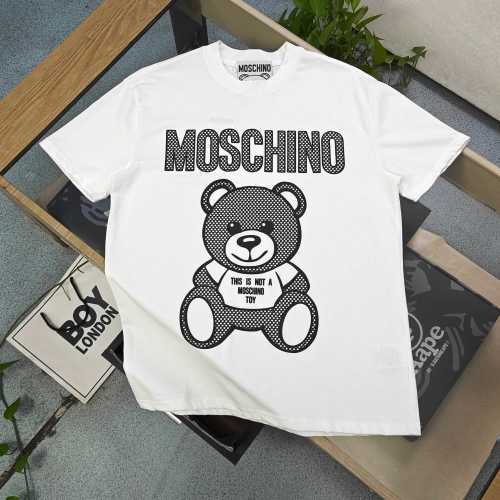 Moschino Bear Print Cotton T-Shirt, Casual Short Sleeve Tee for Men and Women 1 Moschino Bear Print Cotton T-Shirt, Casual Short Sleeve Tee for Men and Women