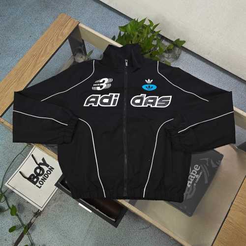 Adidas Retro Loose Fit Windbreaker Jacket - Classic Style, Comfortable Wear 1 Adidas Retro Loose Fit Windbreaker Jacket - Classic Style, Comfortable Wear