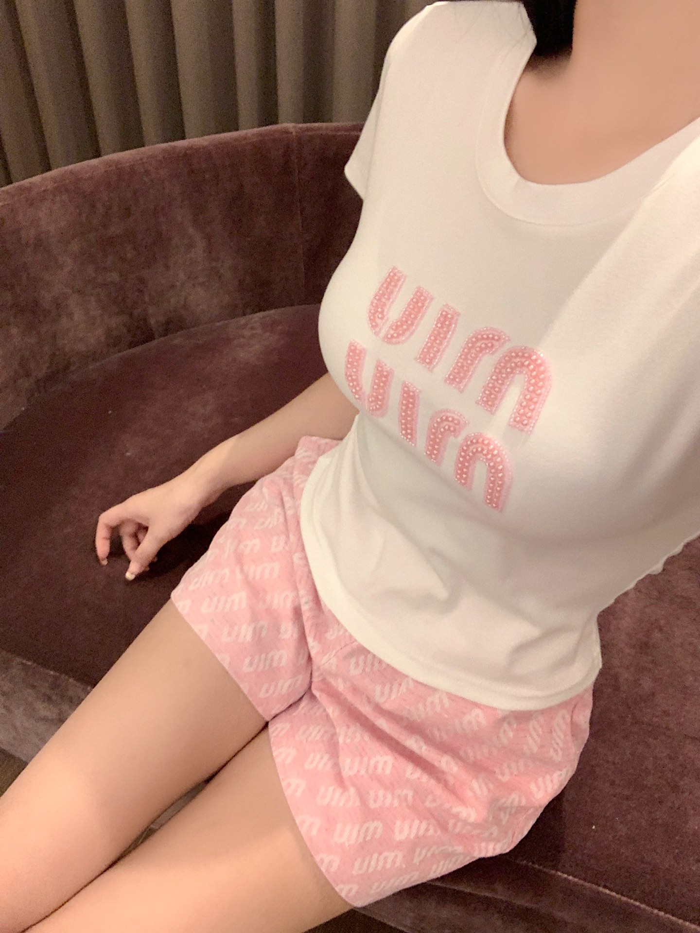 Miu Miu 25ss Beaded Set - Relaxed Fit, Trendy Look, Slimming Effect 4 i1744686112 953 7