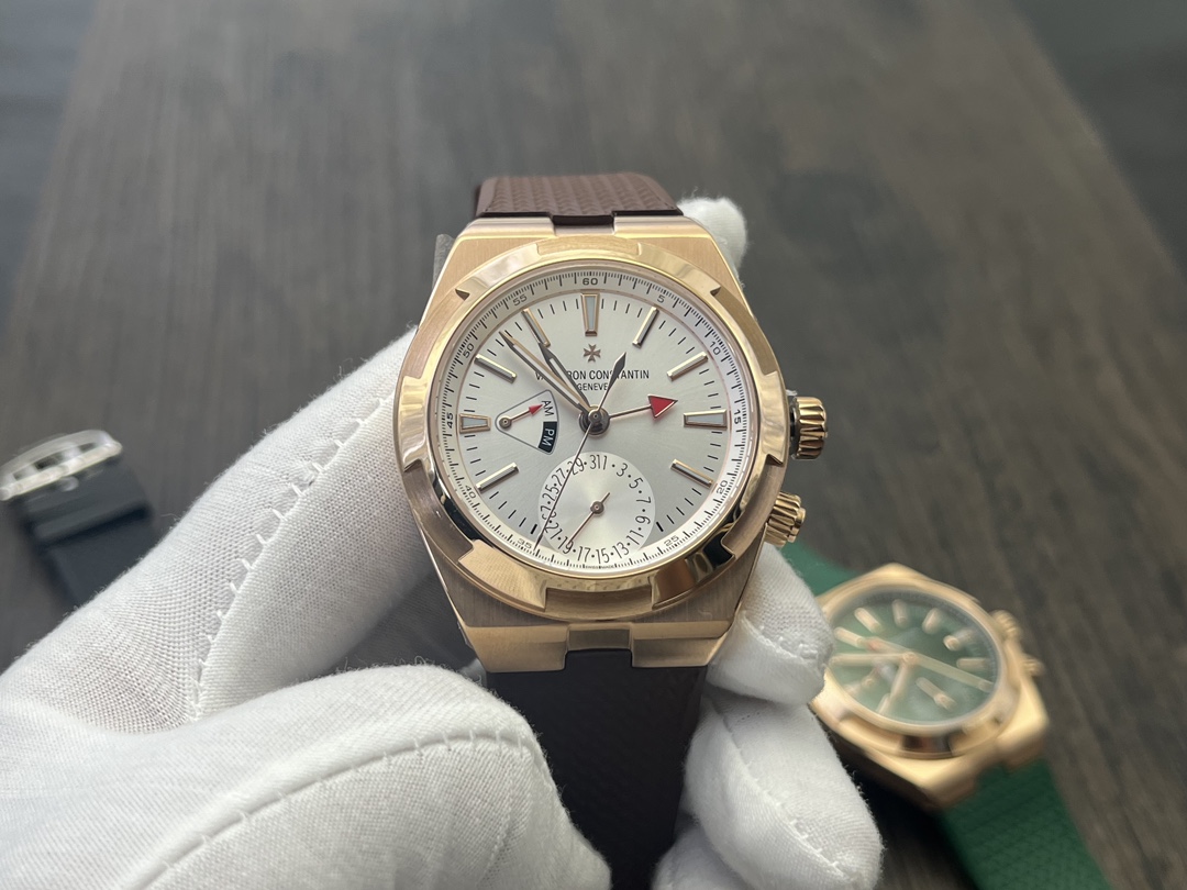 Vacheron Constantin Overseas Dual Time Rose Gold Brown Rubber Strap Watch 3 i1728229170 7520 3