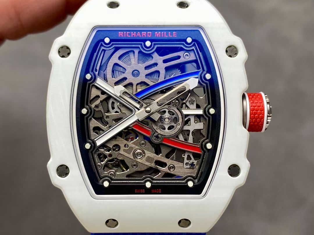 Richard Mille RM67-02 V3 Ultra-Thin White Case Blue Band Watch 5 i1738674605601 4089 0 3