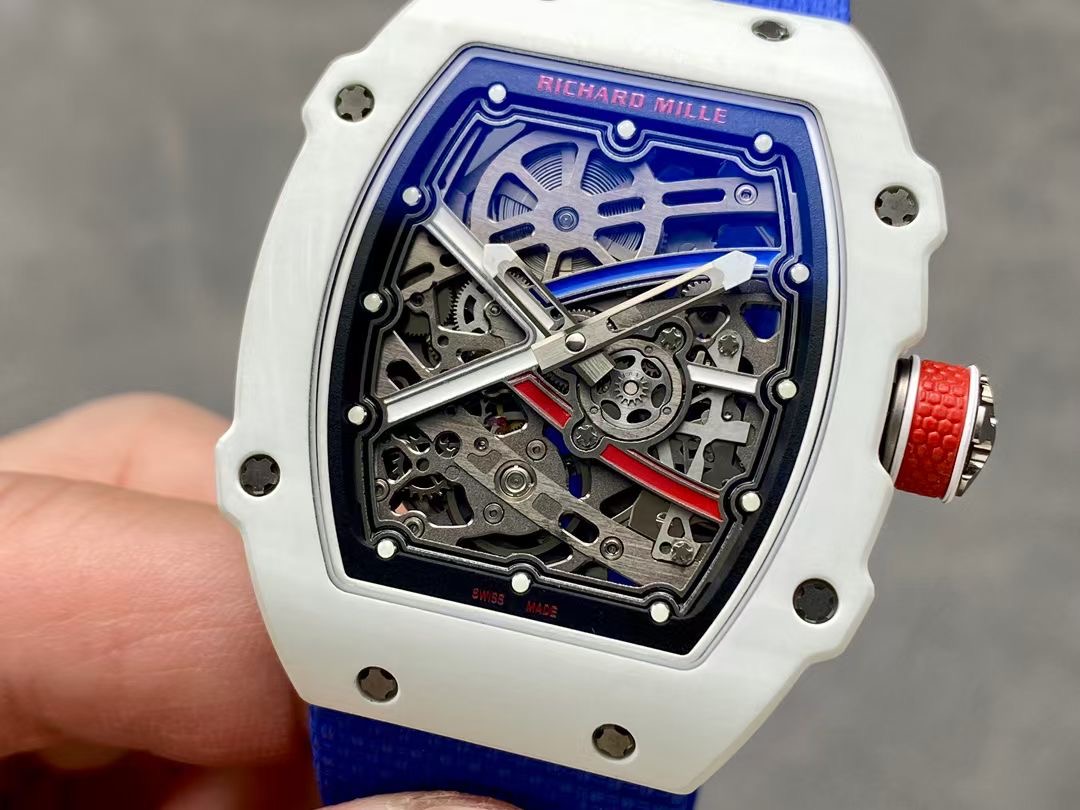 Richard Mille RM67-02 V3 Ultra-Thin White Case Blue Band Watch 4 i1738674606918 6843 0 2