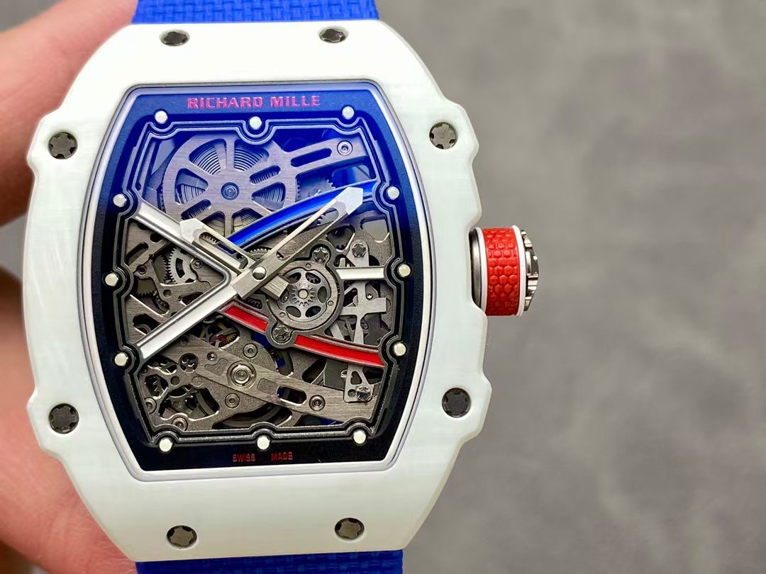 Richard Mille RM67-02 V3 Ultra-Thin White Case Blue Band Watch 3 i1738674606920 4461 0 1