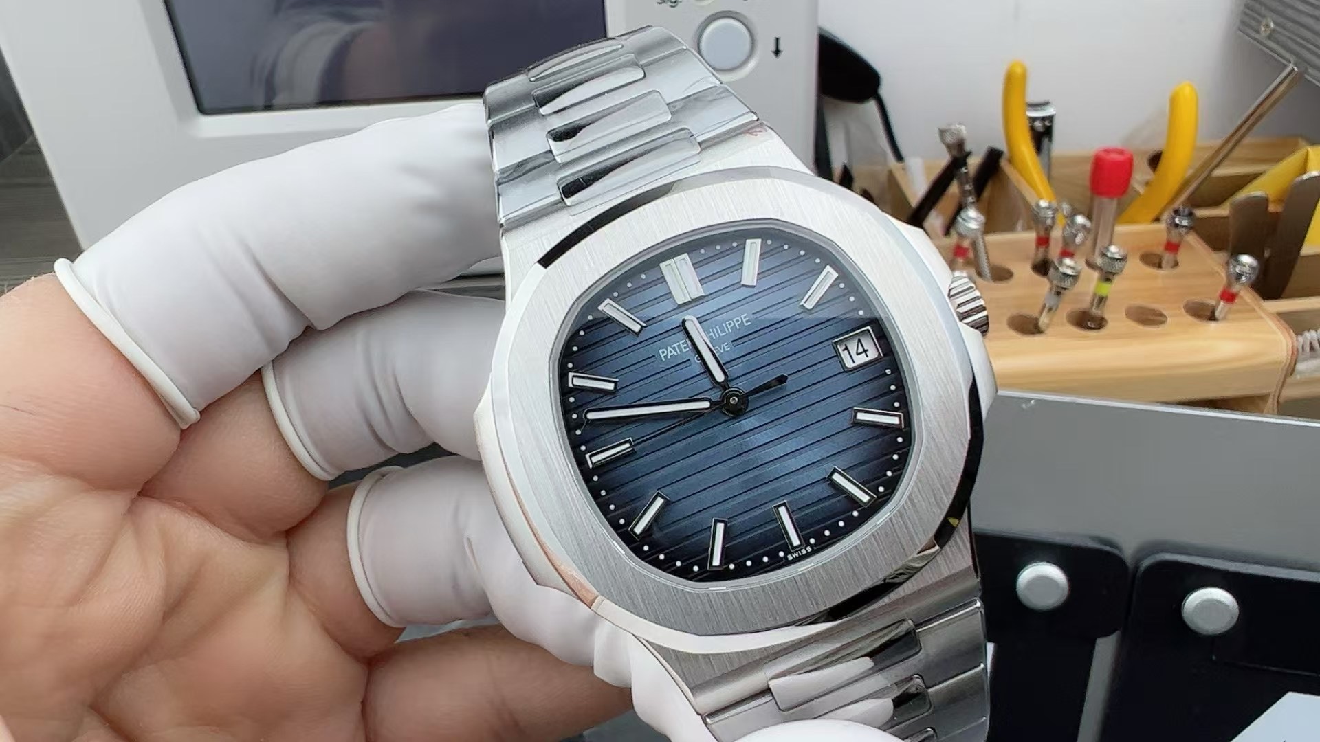 NO:156977,3K factory upgrade version Patek Philippe 5811, Patek Philippe198609093K工厂升级版 百达翡丽5811,,patek philippe,Watch