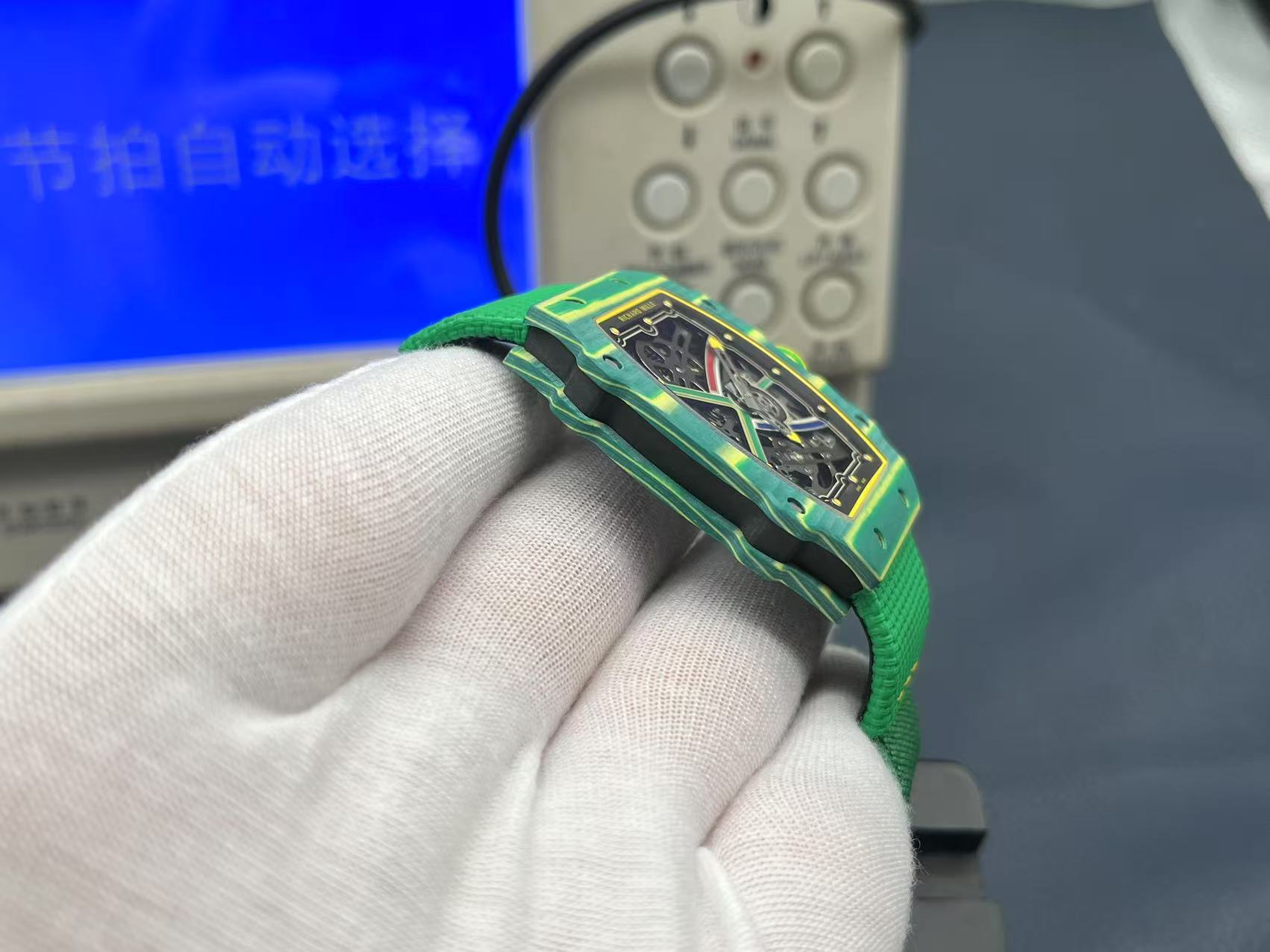 Richard Mille RM67-02 V3 Ultimate Replica Watch - Green and Yellow 6 i1741707484648 2013 0 4