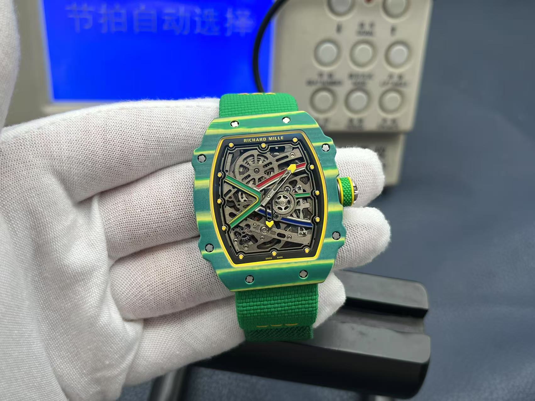 Richard Mille RM67-02 V3 Ultimate Replica Watch - Green and Yellow 3 i1741707484648 7447 0 1
