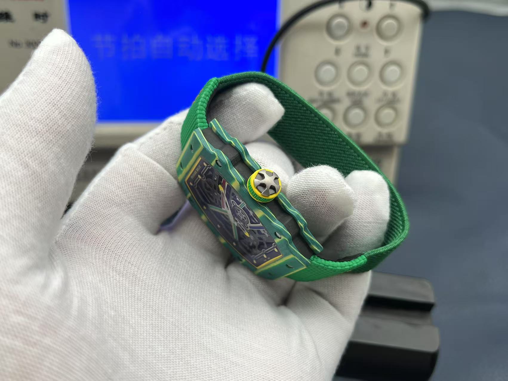 Richard Mille RM67-02 V3 Ultimate Replica Watch - Green and Yellow 7 i1741707485901 2106 0 5