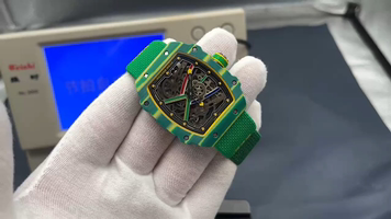 Richard Mille RM67-02 V3: Ultra-Thin Green Band Luxury Men's Watch