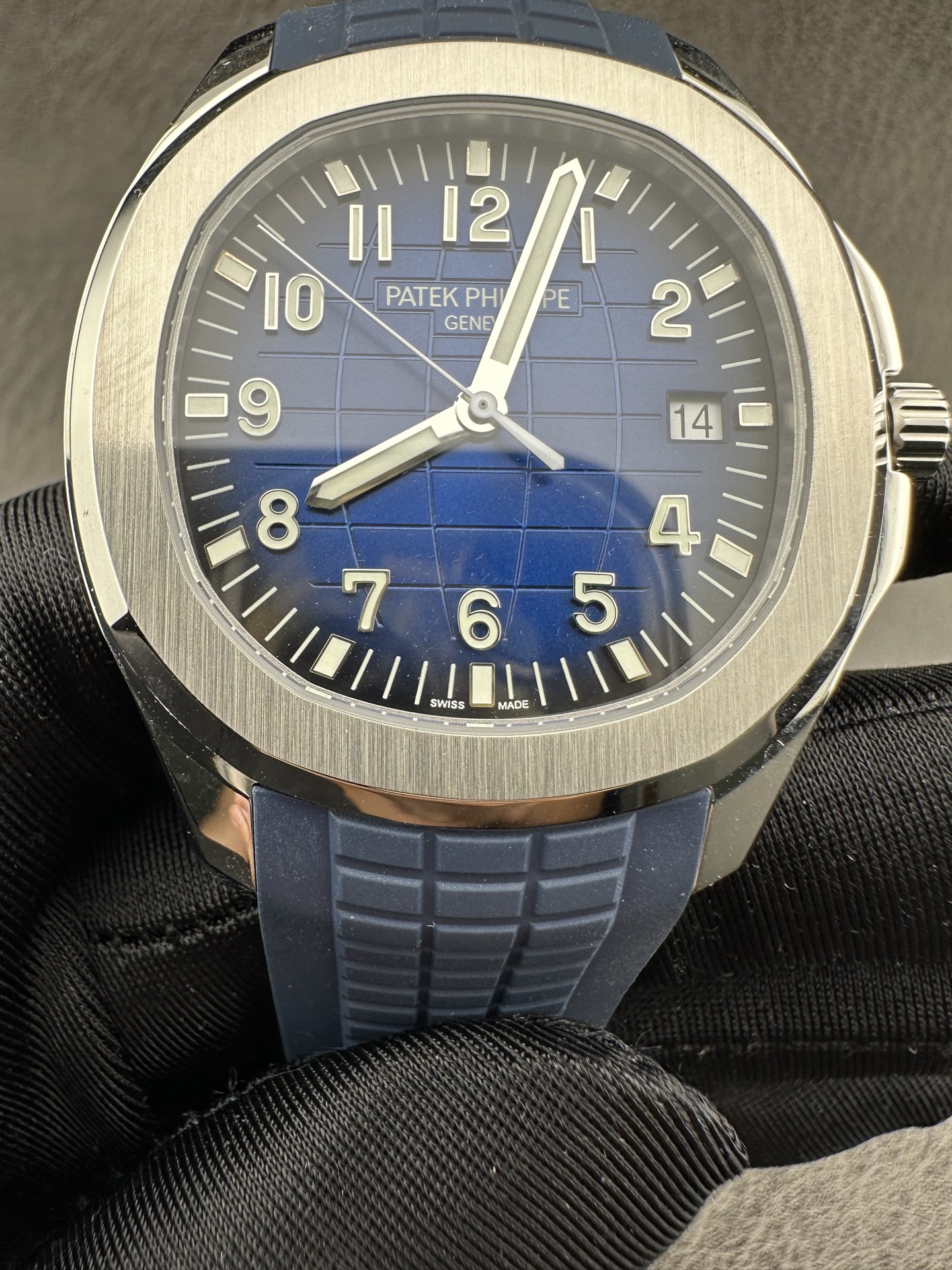 파텍필립 아쿠아넛 5167 자동 그레이 다이얼 3 K 공장 레플리카 44052 Patek Philippe 이미지 4