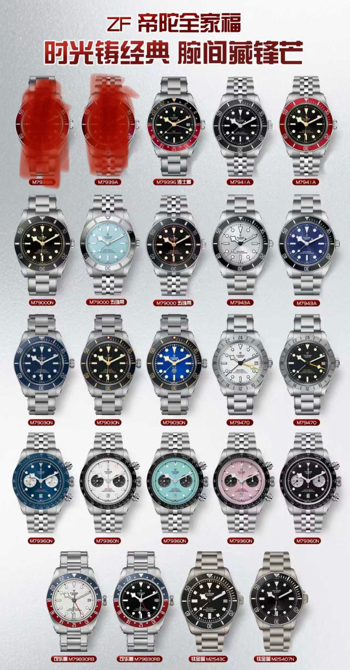 NO:944686,ZF Tudor family portrait,19860909ZF帝陀全家福,,Watch