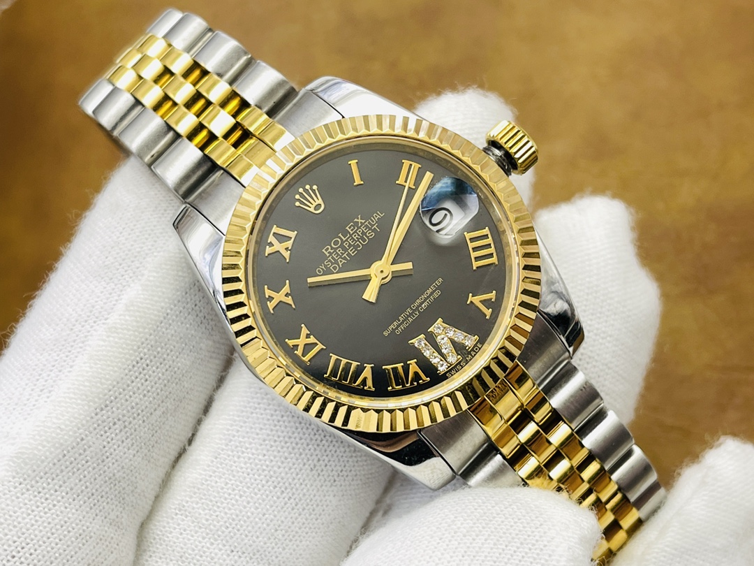 Where to buy fakes
 Rolex Datejust Watch Blue Platinum Polishing
