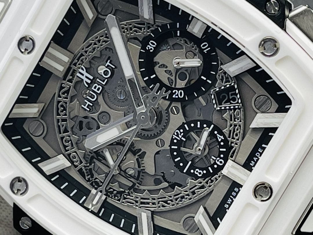 Hublot Big Bang Orologio da Polso Negozio di design all'ingrosso
 Blu Gomma Automatic Mechanical Movement