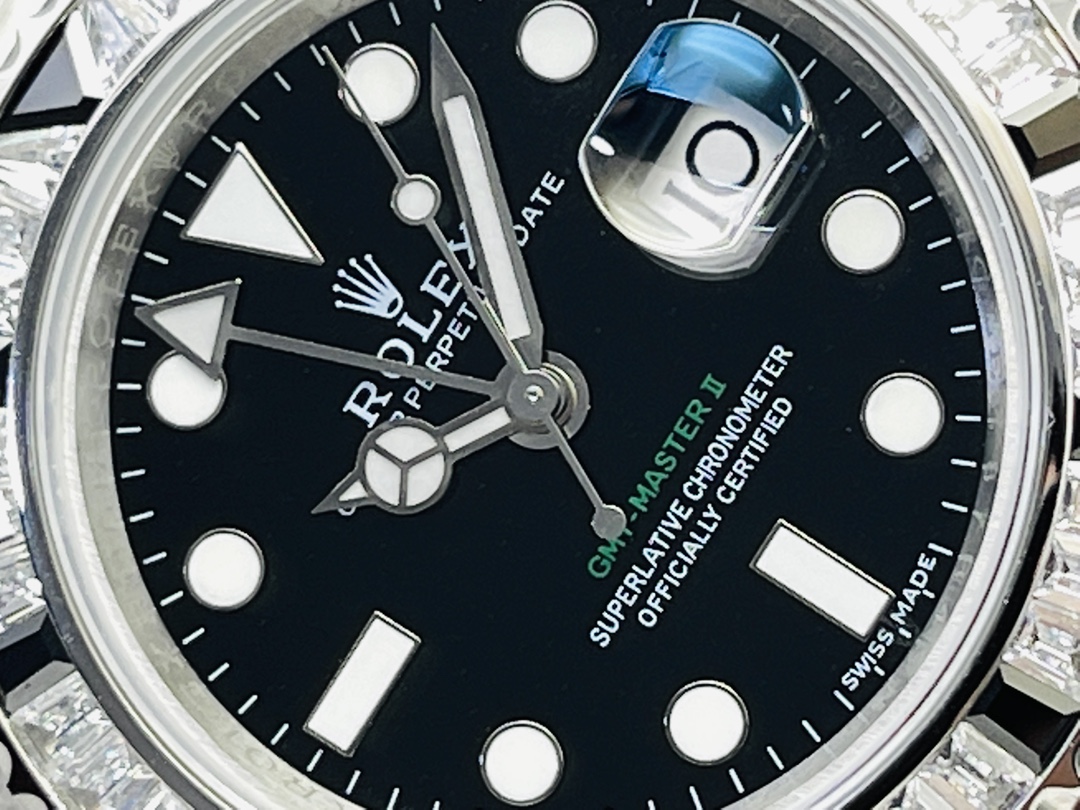 Rolex Submariner Orologio da Polso Nero Blu Denim Blue Verde Platino Lucidatura Pantaloni da tuta Automatic Mechanical Movement Cinturino in acciaio inossidabile