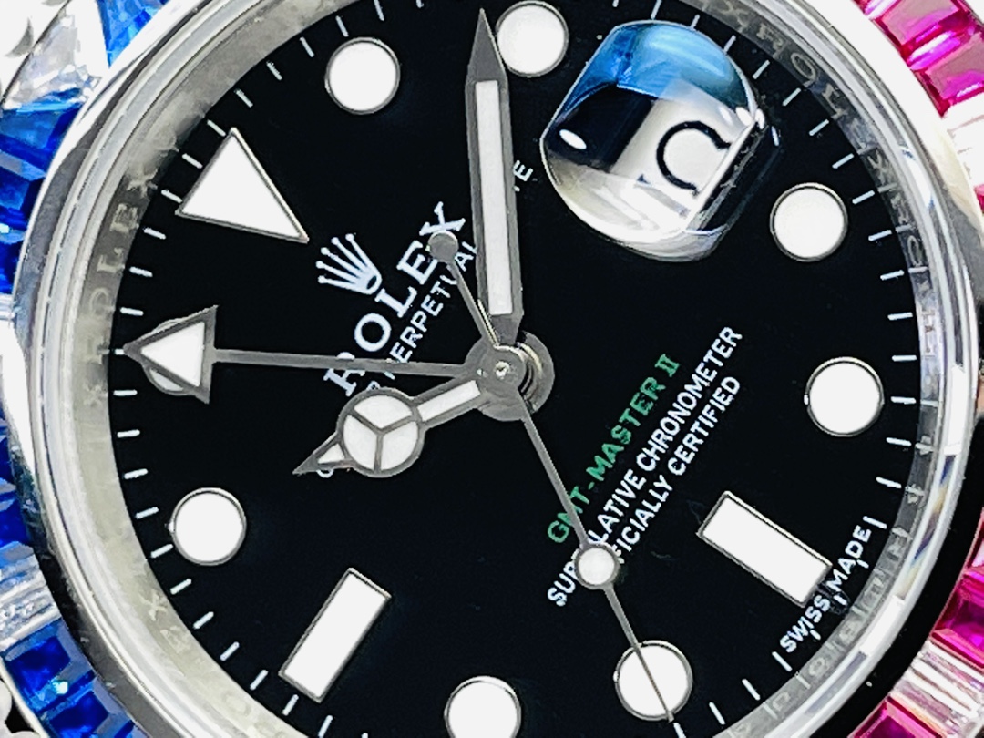 Rolex Submariner Orologio da Polso Nero Blu Denim Blue Verde Platino Lucidatura Pantaloni da tuta Automatic Mechanical Movement Cinturino in acciaio inossidabile