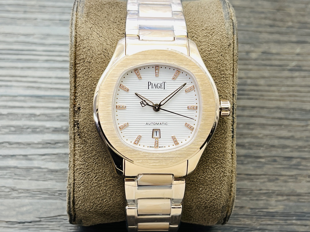 NO:146863,Women's model [V9 Factory wall crack recommendation, the highest version in the market] Earl's ultra-thin PIAGET POLO series couple watch, known as Little Nautilus!  An elegant sports couple watch, integrating business   sports and leisure, welcome to compare details: 1 is equipped with a customized version of the 1110P automatic winding movement, with a 50-hour power reserve. 2316L steel shell cover, I-band and horizontal brushed middle beads echo the case of the 