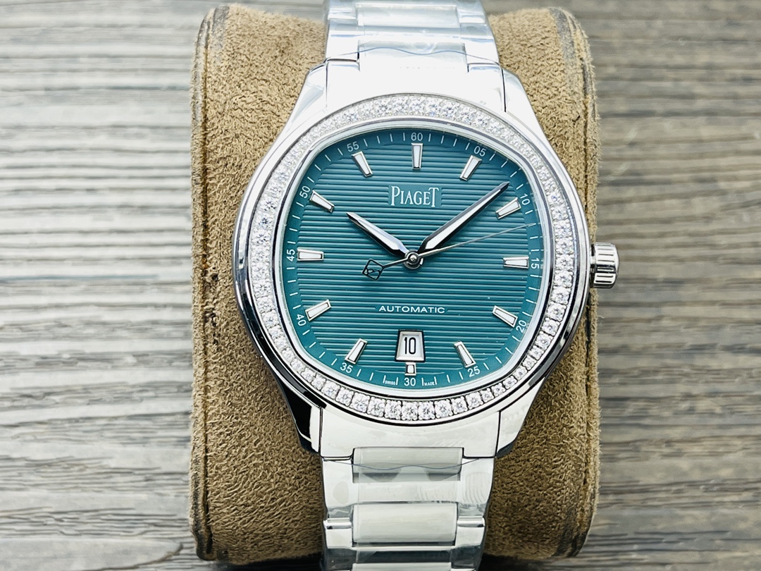 NO:146948,Men's model [V9 Factory wall crack recommendation, the highest version in the market] Earl's ultra-thin PIAGET POLO series couple watch, known as Little Nautilus!  An elegant sports couple watch, integrating business   sports and leisure, welcome to compare details: 1 is equipped with a customized version of the 1110P automatic winding movement, with a 50-hour power reserve. 2316L steel shell cover, I-band and horizontal brushed middle beads echo the case of the 