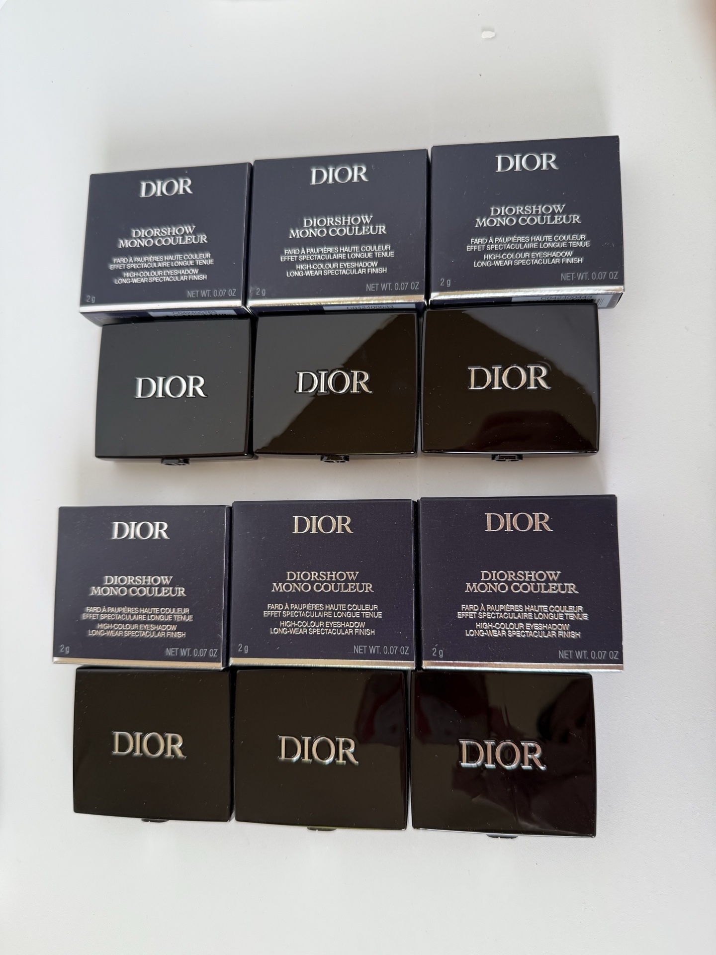 28. Dior single eyeshadow 2g 🔜 1:1 quality❗6️⃣ colors: 763#, 633#, 443#, 240#, 658#, 573#. 🎉Dior single eyeshadow 2g …