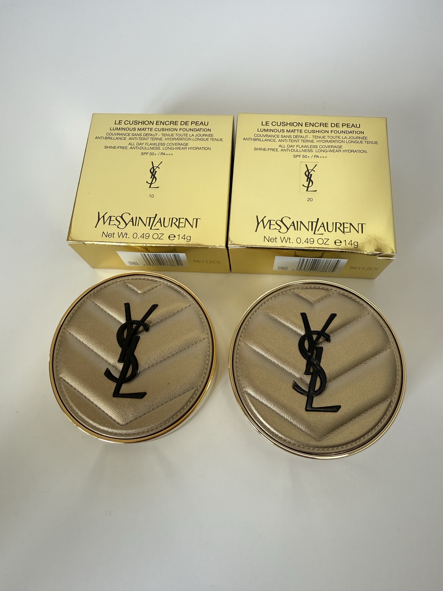 35. YSL cojín de cuero dorado edición limitada 14g 🔜 ¡Calidad uno a uno! ❗2️⃣ colores: B10#, B20#. YSL cojín de cuero …
