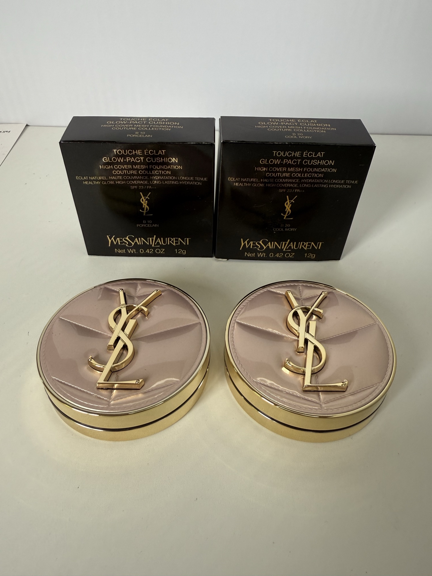 45. YSL cojín rosa nube edición limitada 12g 🔜 ¡Calidad uno a uno! ❗2️⃣ colores: B10#, B20#. YSL cojín rosa nube edici…