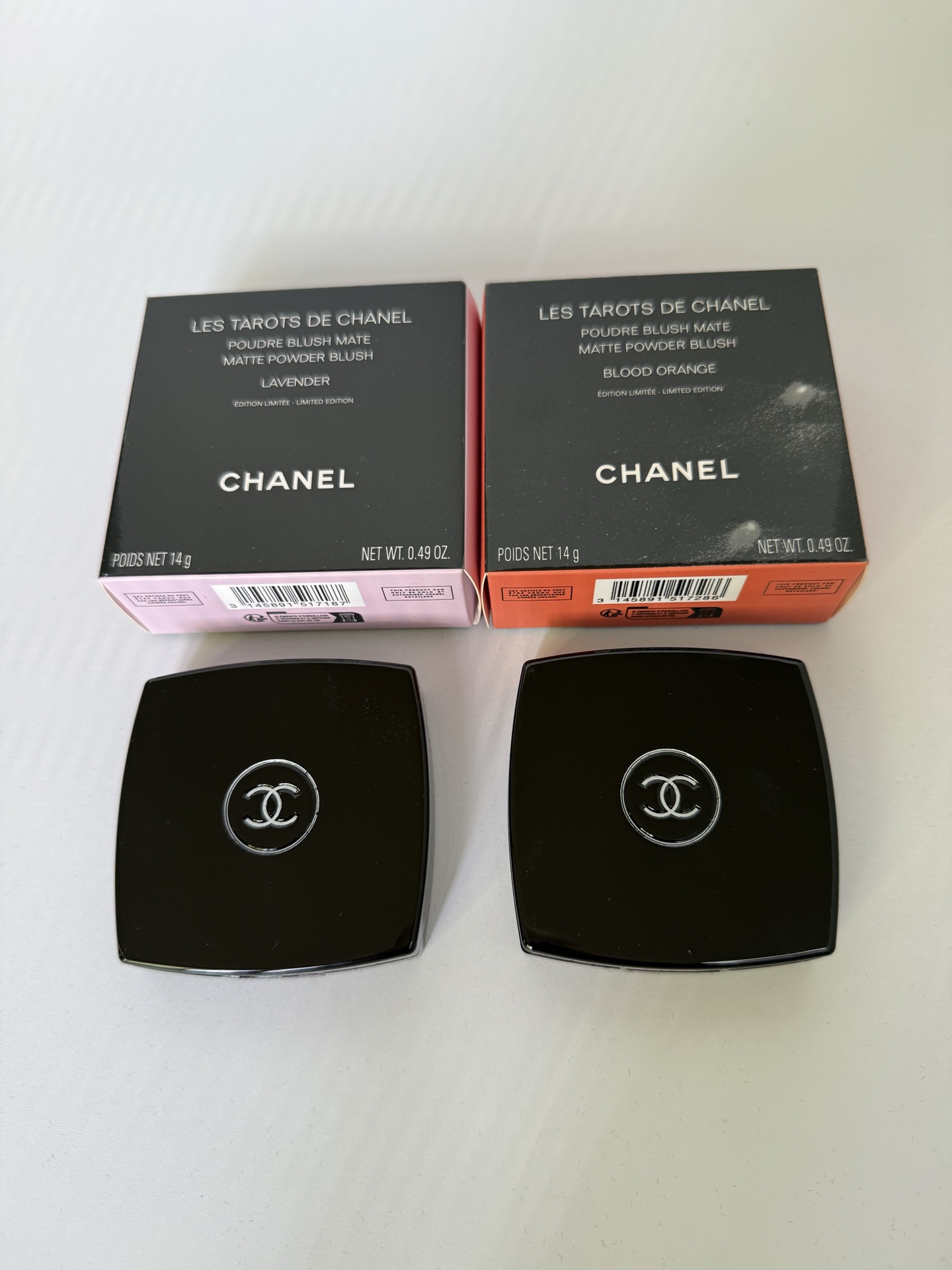 45. Rubor de tarot de Chanel 14g 🔜 versión Mingtong. ¡Alta calidad❗2️⃣ colores: lavender#, blood orange#. 🇫🇷CHANEL/C…