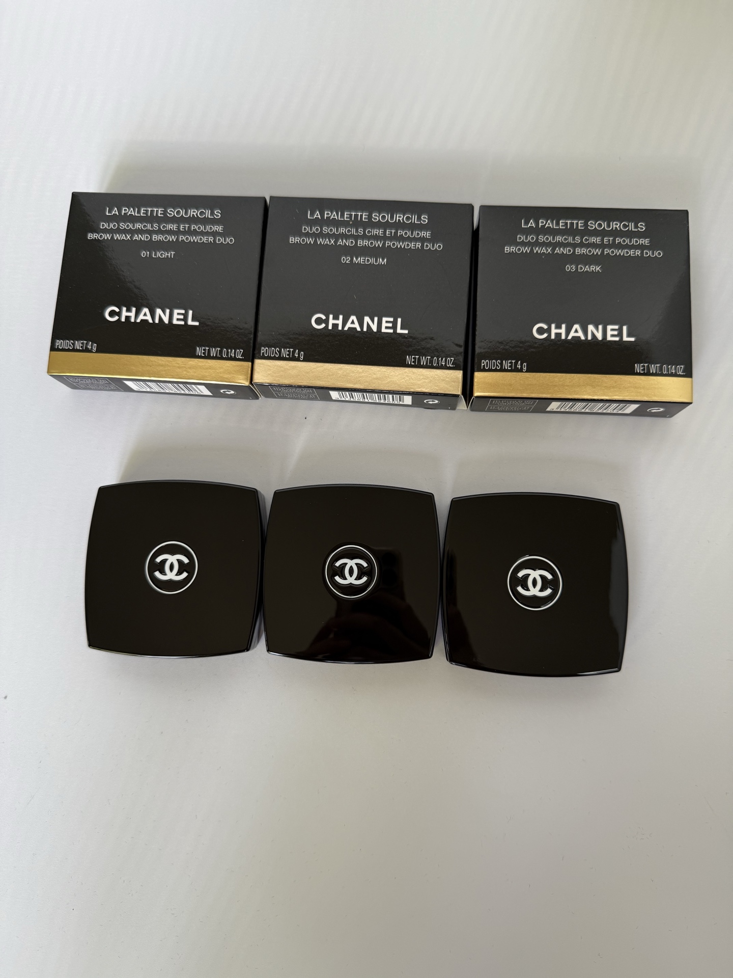 38！（nota del pedido: polvo de cejas de dos tonos de Chanel + número de tono) Estuche de polvo de cejas de dos tonos de …