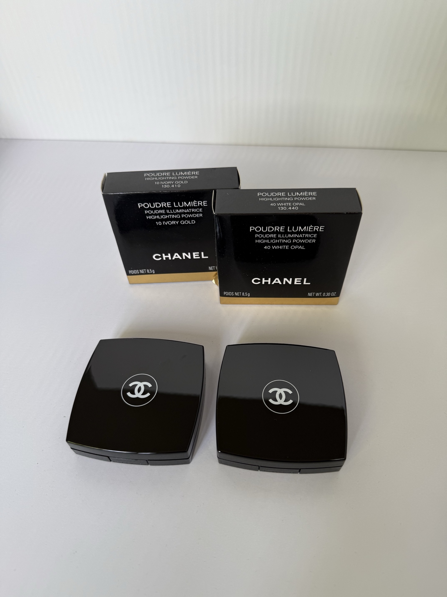 36！（nota del pedido: polvo corrector de Chanel) Polvo compacto iluminador y corrector de Chanel 8.5g, 2 tonos: #10 IVOR…