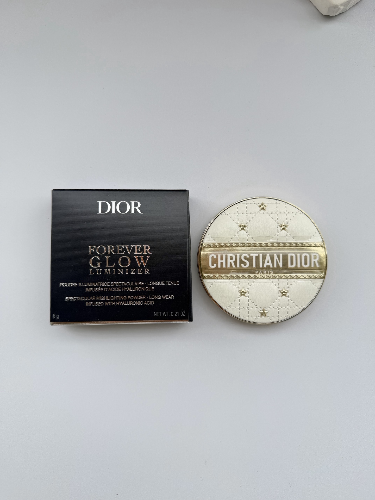 45. Nuevo Dior polvo compacto de alta luz de cuero edición limitada de Navidad 6g 🔜 calidad 1:1❗2025 Dior edición limi…