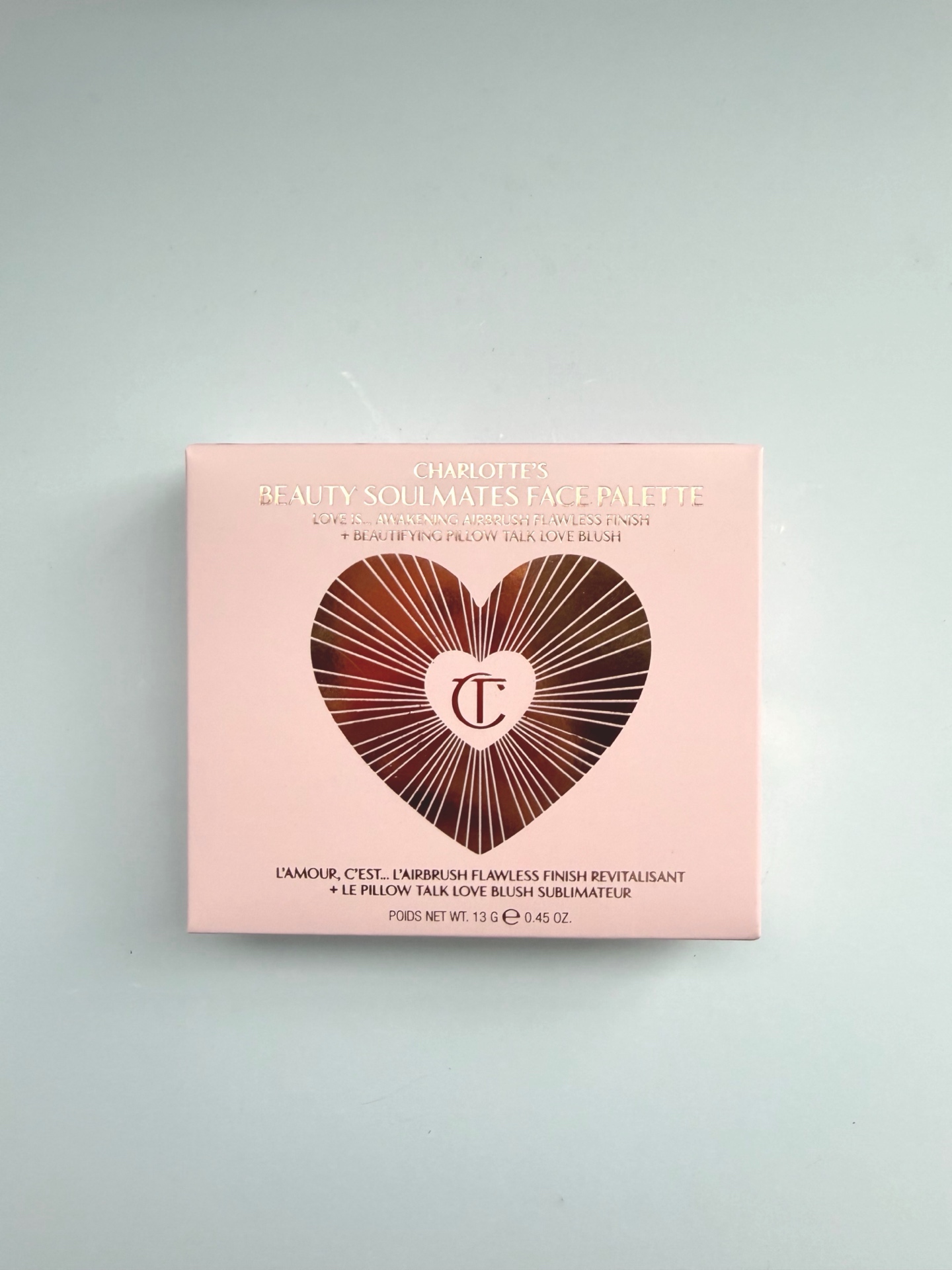 32! (Nota del pedido: colorete en forma de corazón CT rosa) Colorete en forma de corazón CT de doble color 13g Nuevo to…
