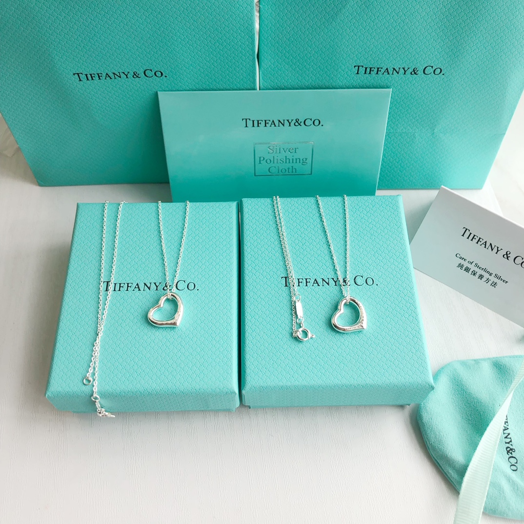 Tiffany & Co. 蒂芙尼简约爱心项链 925 银