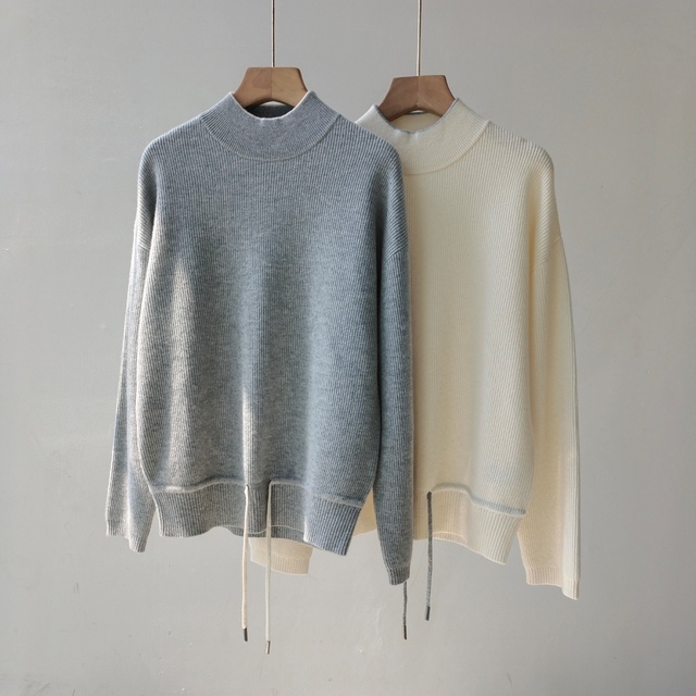 Elegant Women's Cashmere Knit Sweater with Stylish Tie Details - Available Now 2 a1726044186425 3067