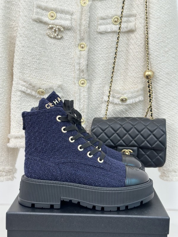 Chanel Short Boots Rubber Sheepskin Fall/Winter Collection